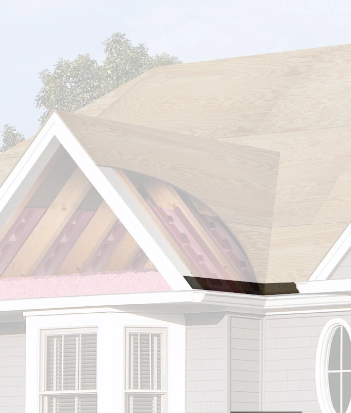 Starter shingles on roof diagram