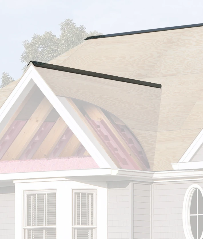 VentSure exhaust ventilation on roof diagram